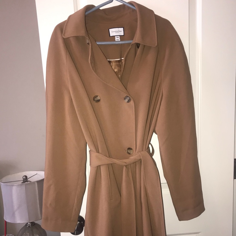 Tan pea coat